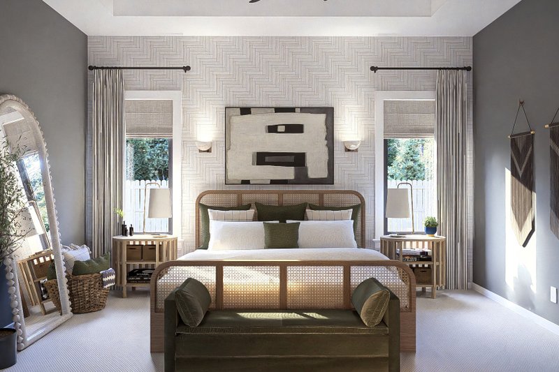 House Design - Interior - Master Bedroom for Traditional House Plan #455-226 - 1 bed, 1 bath