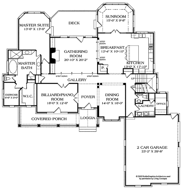 Home Plan - Traditional Floor Plan - Main Floor Plan #453-451