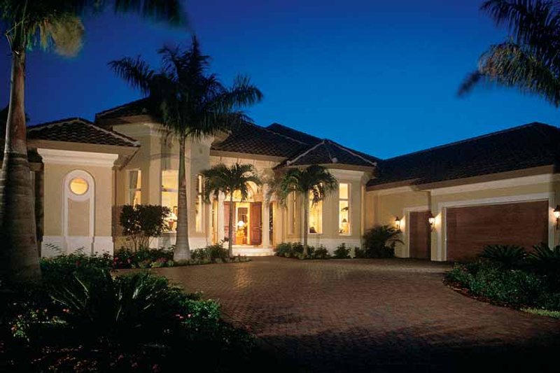 Home Plan - Exterior - Front Elevation 3 for Mediterranean House Plan #930-189 - 3 bed, 4.5 bath