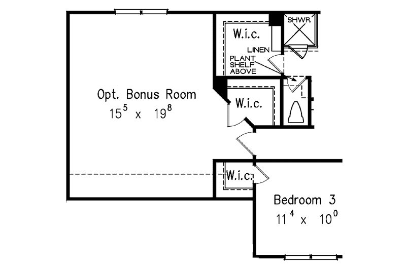 Dream House Plan - Floor Plan - Other Floor for Colonial House Plan #927-45 - 3 bed, 2.5 bath