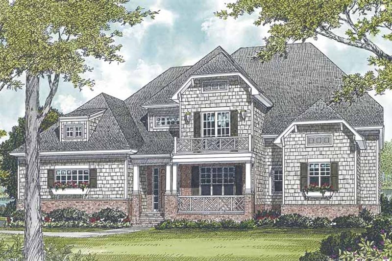 Dream House Plan - Craftsman Exterior - Front Elevation Plan #453-560