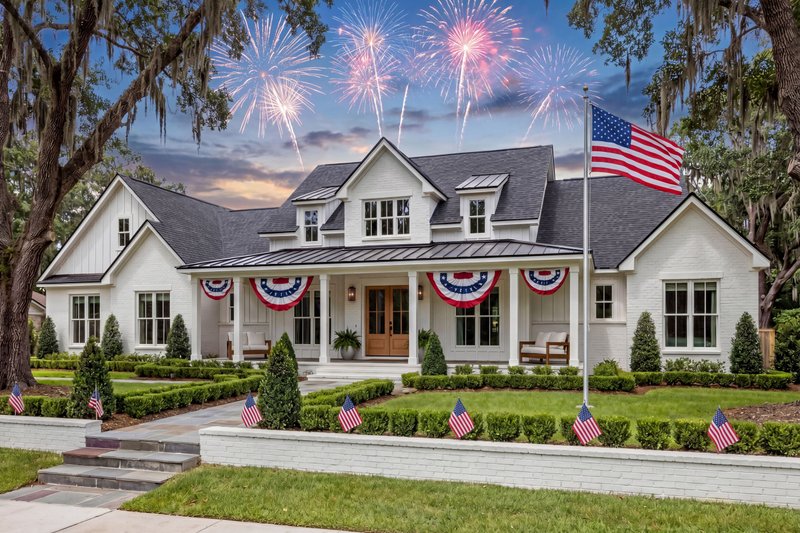 House Blueprint - Exterior - Front Elevation 3 for Farmhouse House Plan #430-421 - 3 bed, 3.5 bath