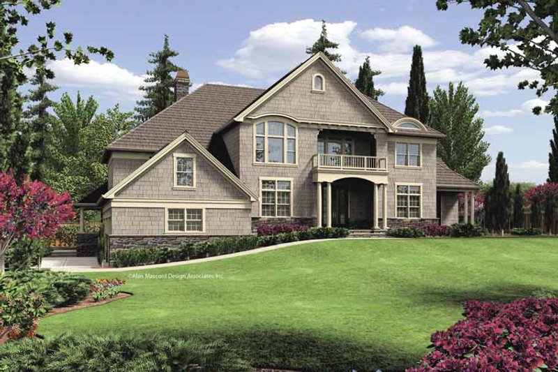 Architectural House Design - Craftsman Exterior - Front Elevation Plan #48-854
