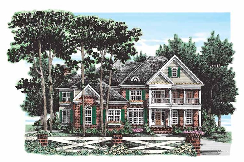 Dream House Plan - Traditional Exterior - Front Elevation Plan #927-265