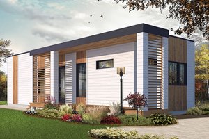 Contemporary Exterior - Other Elevation Plan #23-2602