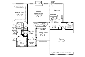 Floor Plan - Main Floor for Country House Plan #927-271 - 3 bed, 2.5 bath