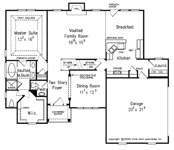 Country Floor Plan - Main Floor Plan #927-271