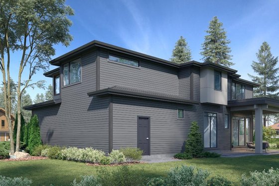 Exterior - Other Elevation 3 for Contemporary House Plan #1066-97 - 5 bed, 4.5 bath