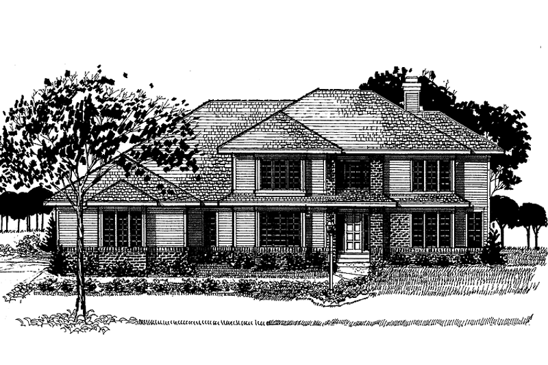 Home Plan - Contemporary Exterior - Front Elevation Plan #320-879