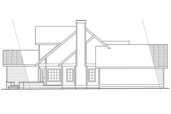 Exterior - Other Elevation for Traditional House Plan #124-138 - 3 bed, 2.5 bath