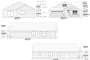 Craftsman Style House Plan - 4 Beds 2 Baths 1870 Sq/Ft Plan #53-717 Exterior 
