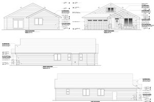 Exterior - Other Elevation for Craftsman House Plan #53-717 - 4 bed, 2 bath