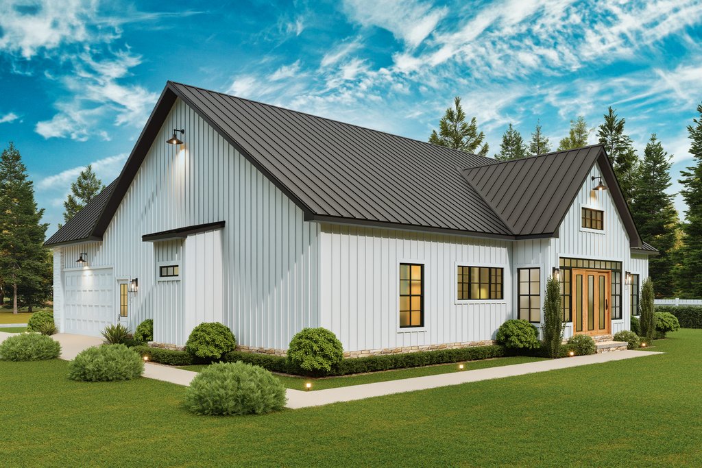Exterior - Front Elevation 6 for Traditional House Plan #54-682 - 3 bed, 3 bath