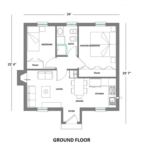 Dream House Plan - European Floor Plan - Main Floor Plan #542-5