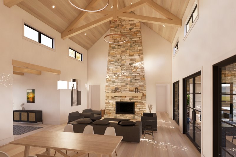 Dream House Plan - Interior - Family Room 2 for Farmhouse House Plan #1096-40 - 4 bed, 4.5 bath