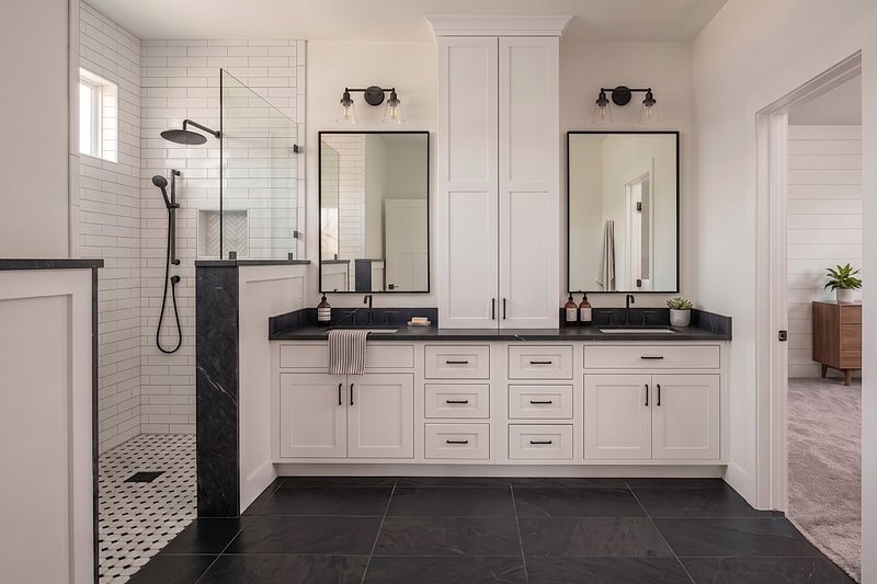 Architectural House Design - Interior - Master Bathroom for Country House Plan #1089-74 - 3 bed, 2 bath