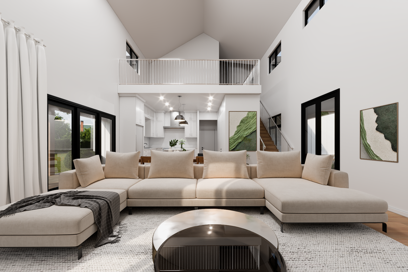 Architectural House Design - Interior - Dining Room for Barndominium House Plan #1112-1 - 4 bed, 3.5 bath
