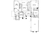 European Style House Plan - 4 Beds 4 Baths 3164 Sq/Ft Plan #417-364 
