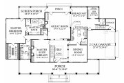 Farmhouse Style House Plan - 4 Beds 3.5 Baths 4227 Sq/Ft Plan #137-282 