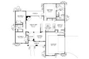Traditional Style House Plan - 3 Beds 2 Baths 1721 Sq/Ft Plan #80-111 