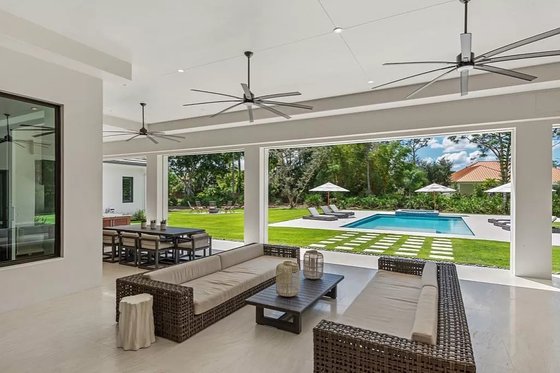 Exterior - Outdoor Living 1 for Contemporary House Plan #548-66 - 5 bed, 5.5 bath