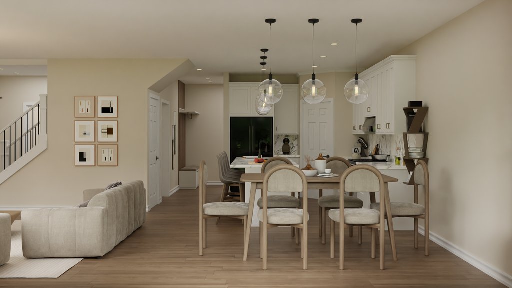 Interior - Dining Room for Country House Plan #1089-61 - 3 bed, 2.5 bath