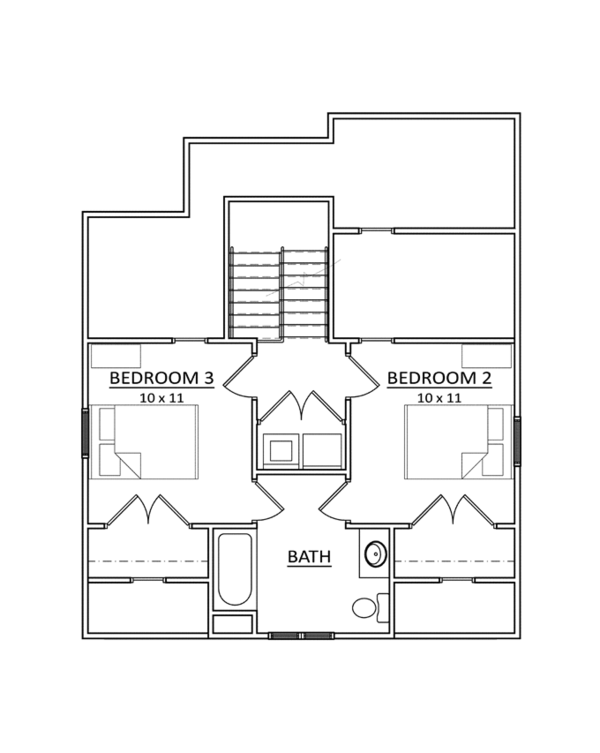 House Plan Design - Craftsman Floor Plan - Upper Floor Plan #936-6