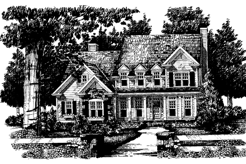 Home Plan - Exterior - Front Elevation 3 for Country House Plan #927-164 - 4 bed, 3 bath