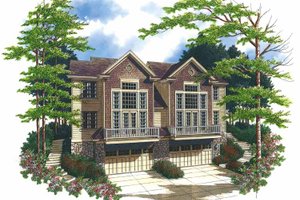 Traditional Exterior - Front Elevation Plan #48-843
