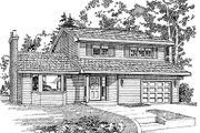 Traditional Style House Plan - 3 Beds 1.5 Baths 1534 Sq/Ft Plan #47-397 
