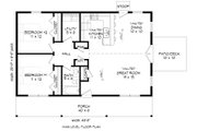 Country Style House Plan - 2 Beds 1 Baths 1000 Sq/Ft Plan #932-200 