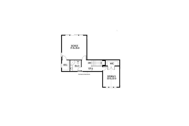 Dream House Plan - Floor Plan - Upper Floor for Traditional House Plan #132-555 - 3 bed, 3.5 bath