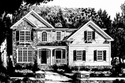 Country Style House Plan - 4 Beds 3 Baths 2266 Sq/Ft Plan #927-740 Exterior 