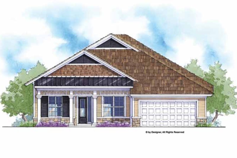 Home Plan - Country Exterior - Front Elevation Plan #938-53