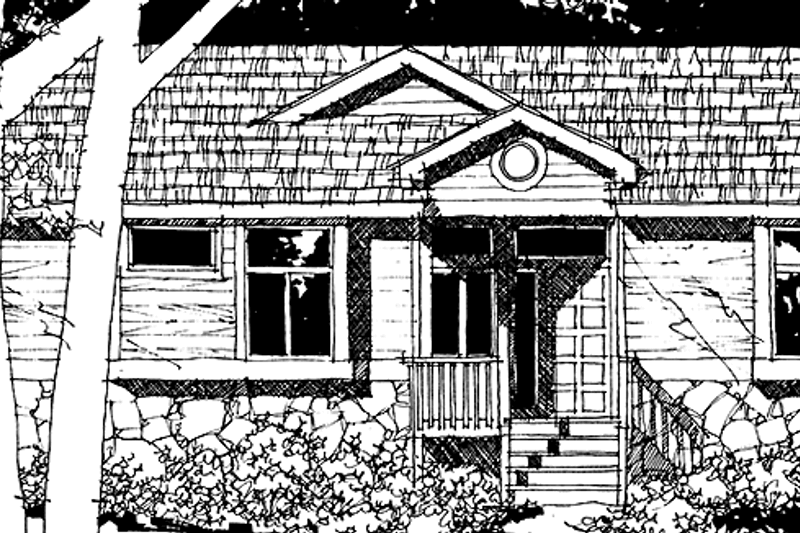 Dream House Plan - Country Exterior - Front Elevation Plan #1007-4