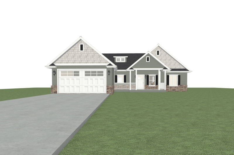 Architectural House Design - Photo 18 for Farmhouse House Plan #1109-18 - 3 bed, 2 bath