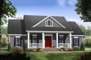 Colonial Style House Plan - 3 Beds 2 Baths 1640 Sq/Ft Plan #21-338 