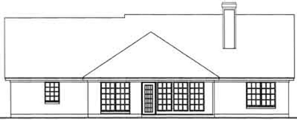 Traditional Style House Plan - 3 Beds 2 Baths 1687 Sq/Ft Plan #42-315 ...