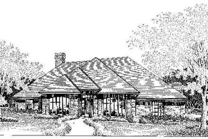Colonial Exterior - Front Elevation Plan #310-713
