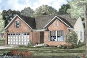 Colonial Style House Plan - 3 Beds 2 Baths 1250 Sq/Ft Plan #17-2900 