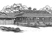 Ranch Style House Plan - 3 Beds 2 Baths 1541 Sq/Ft Plan #47-737 