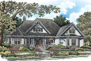 Exterior - Front Elevation 3 for Country House Plan #929-756 - 3 bed, 2.5 bath