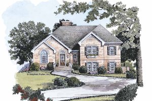 House Design - Traditional Exterior - Front Elevation Plan #429-108