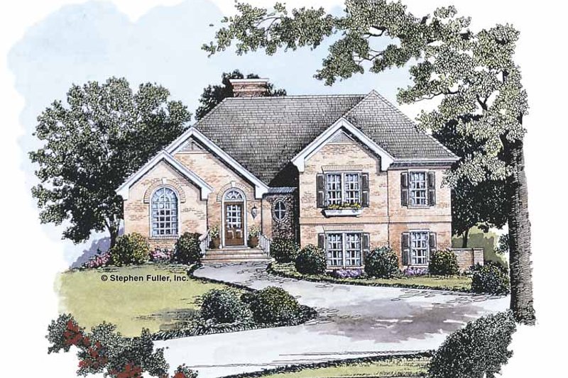 Architectural House Design - Traditional Exterior - Front Elevation Plan #429-108