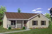Ranch Style House Plan - 3 Beds 2 Baths 1200 Sq/Ft Plan #116-242 