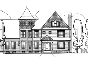 Dream House Plan - Victorian Exterior - Front Elevation Plan #978-22