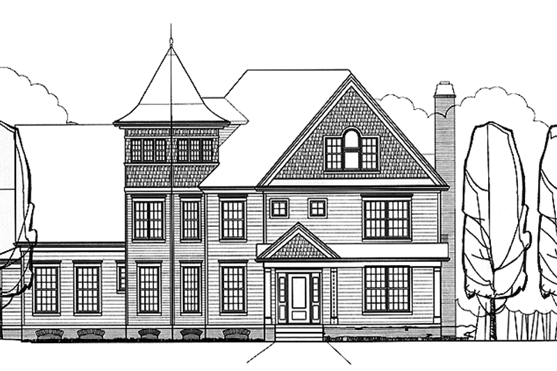 Home Plan - Victorian Exterior - Front Elevation Plan #978-22