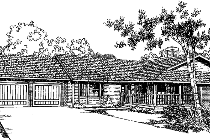 House Plan Design - Country Exterior - Front Elevation Plan #60-836