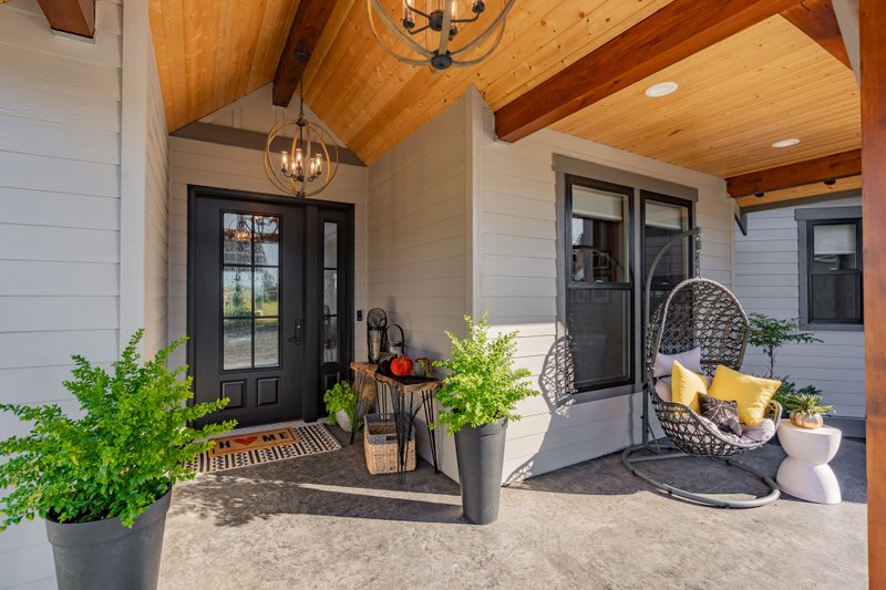 Architectural House Design - Exterior - Front Elevation 3 for Farmhouse House Plan #1070-22 - 3 bed, 2.5 bath