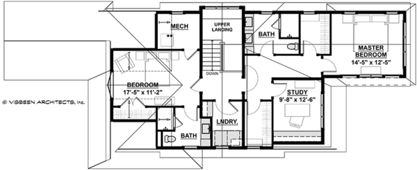 Home Plan - Traditional Floor Plan - Upper Floor Plan #928-286